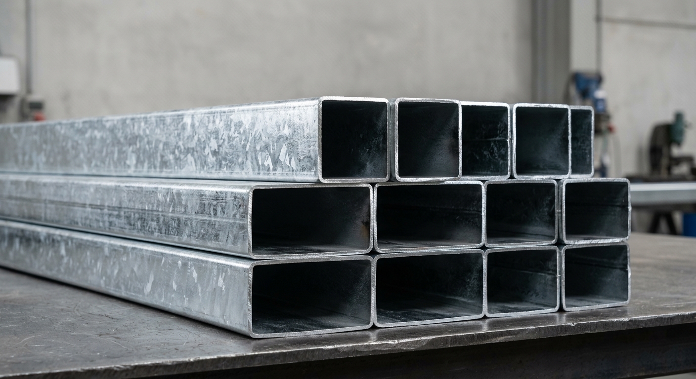 galvanized square rectangular tube