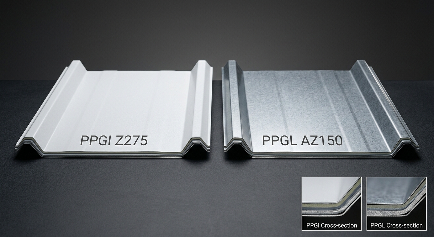 PPGI Roofing Sheet VS PPGL Roofing Sheet