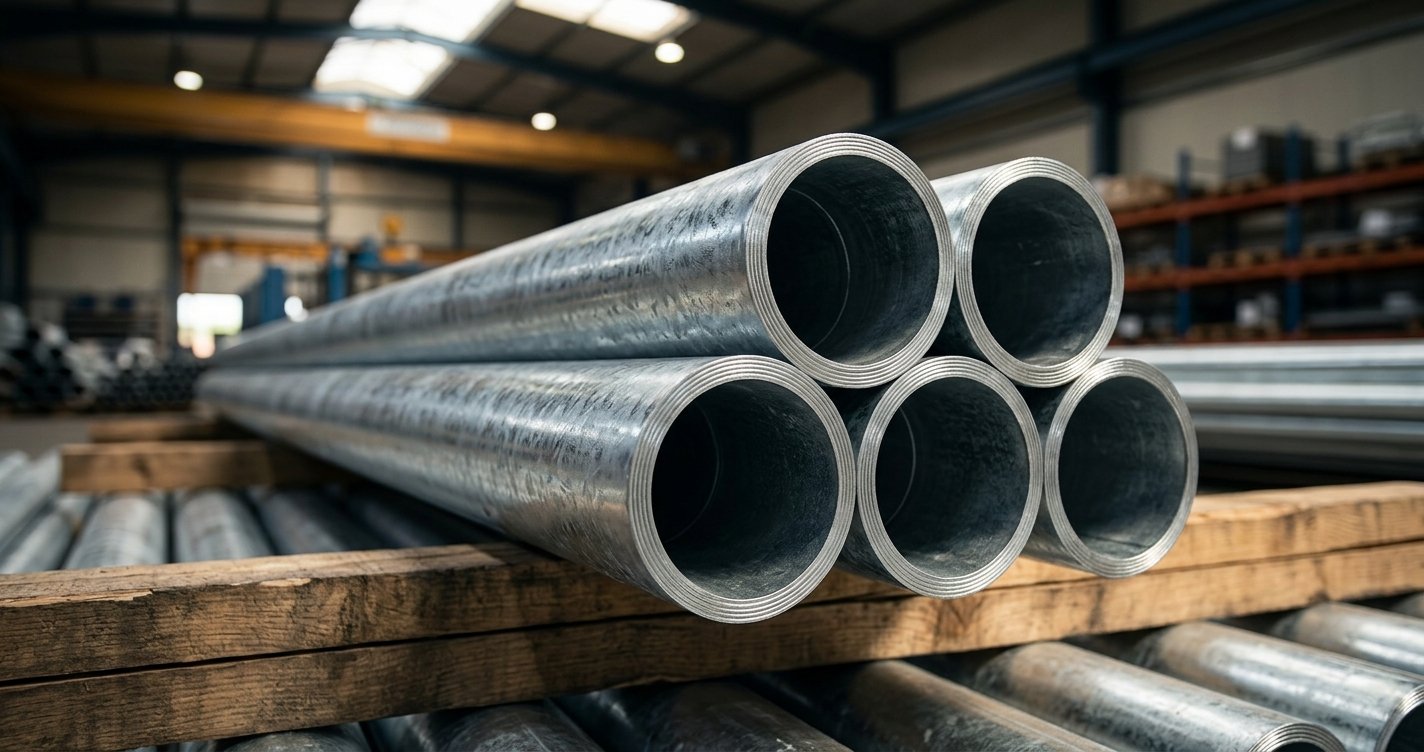 Galvanized steel round pipe