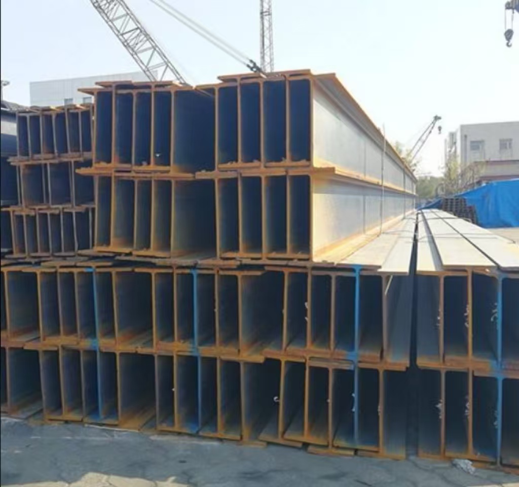 High Quality H‑Beam I‑Beam Q235B Q355B Iron Steel for Building Structure Warehouse Construction ASTM A36